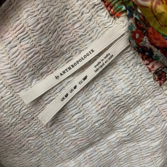 Anthropologie Floral Bohemian Boho Maxi Dress 4P - Picture 7 of 7